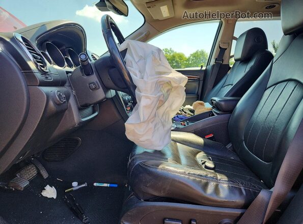 5GAKVCKD8GJ206085 2016 BUICK ENCLAVE Красный Вид салона спереди