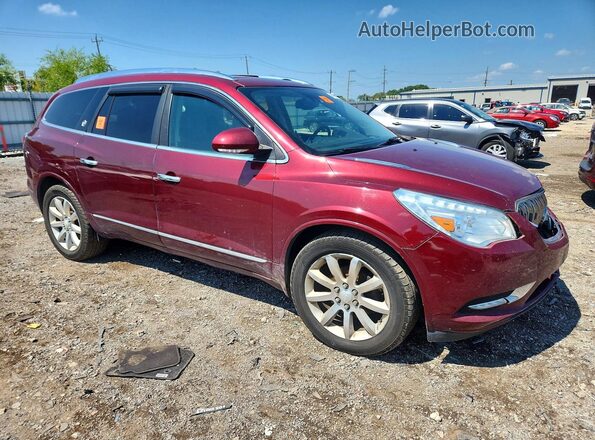 5GAKVCKD8GJ206085 2016 BUICK ENCLAVE Красный Передняя правая четверть
