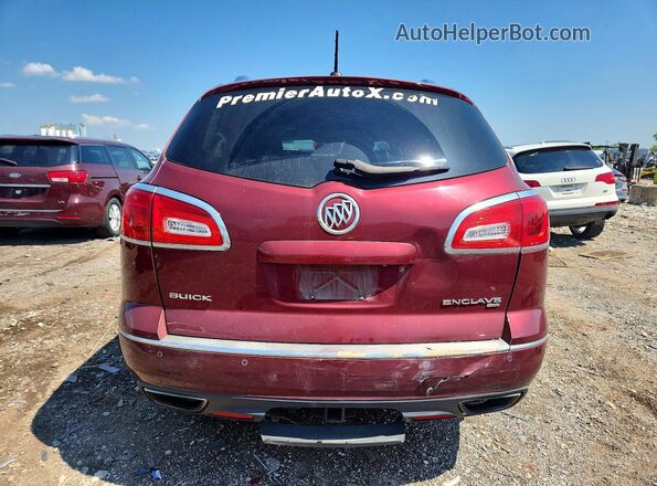 5GAKVCKD8GJ206085 2016 BUICK ENCLAVE Красный Вид сзади