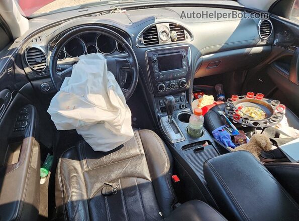 5GAKVCKD8GJ206085 2016 BUICK ENCLAVE Красный Вид панели приборов