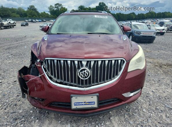 5GAKVCKD9GJ172738 2016 BUICK ENCLAVE Темно-бордовый Вид спереди
