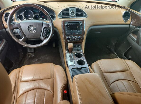 5GAKVCKD9GJ172738 2016 BUICK ENCLAVE Темно-бордовый Вид панели приборов