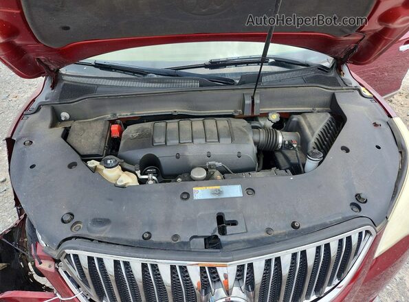 5GAKVCKD9GJ172738 2016 BUICK ENCLAVE Темно-бордовый Вид подкапотного пространства