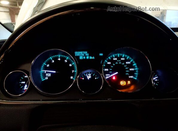 5GAKVCKD9HJ261260 2017 BUICK ENCLAVE White Instrument cluster view