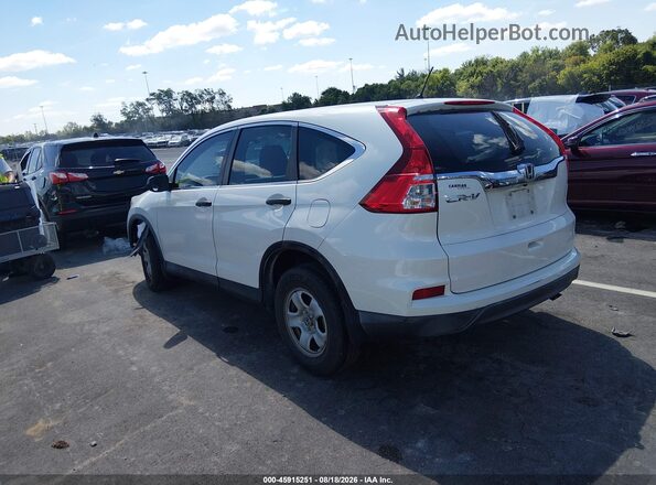 5J6RM3H39GL024375 2016 HONDA CR-V White Trasero izquierdo
