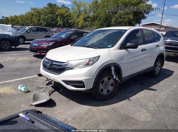 5J6RM3H39GL024375 2016 HONDA CR-V White Vista tres cuartos delantera izquierda