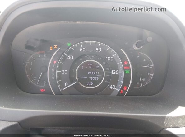 5J6RM3H39GL024375 2016 HONDA CR-V White Vista de los asientos traseros