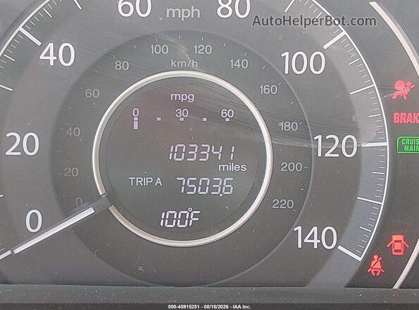 5J6RM3H39GL024375 2016 HONDA CR-V White Vista interior de 360 grados