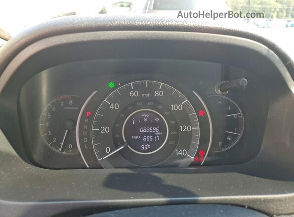 5J6RM3H45GL005511 2016 HONDA CR-V White Instrument cluster view