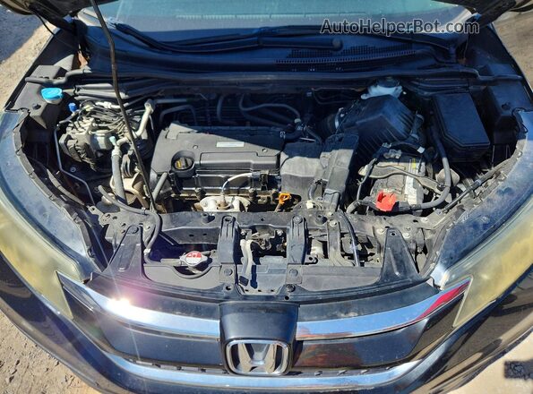 5J6RM3H46GL027050 2016 HONDA CR-V Black Вид задньої частини салону