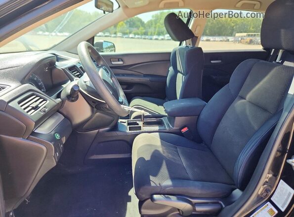 5J6RM3H46GL027050 2016 HONDA CR-V Black Вид салону спереду