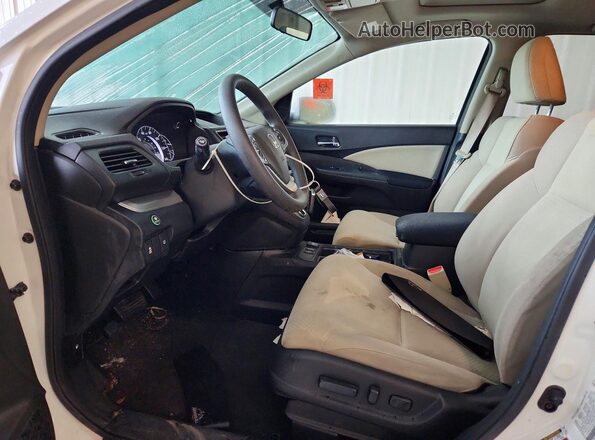 5J6RM3H50GL017204 2016 HONDA CR-V White Вид салону спереду