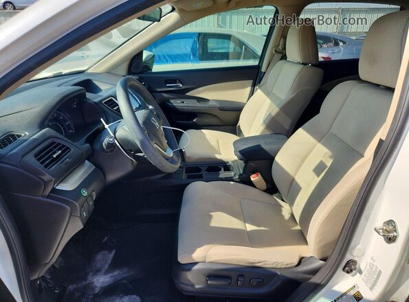 5J6RM3H54GL015634 2016 HONDA CR-V White Vista interior delantera