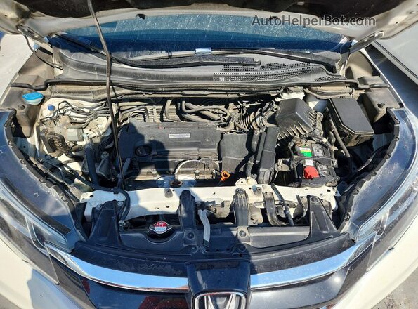 5J6RM3H54GL015634 2016 HONDA CR-V White Vista del compartimento del motor