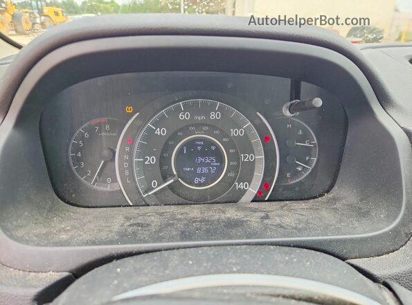 5J6RM3H55GL013147 2016 HONDA CR-V White Instrument cluster view