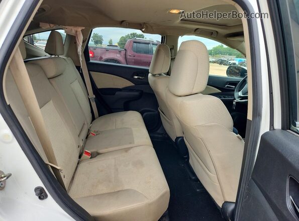 5J6RM3H55GL013147 2016 HONDA CR-V White Rear interior view