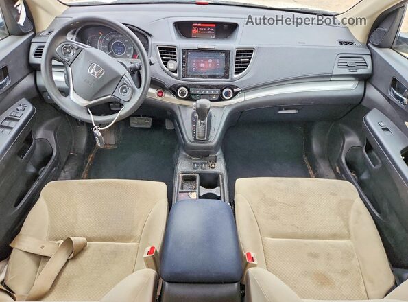5J6RM3H55GL013147 2016 HONDA CR-V White Dashboard view