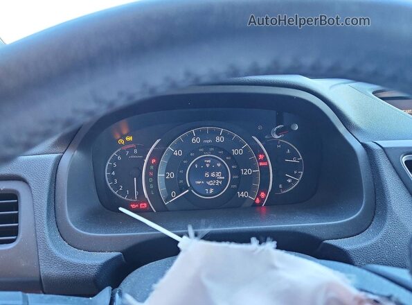 5J6RM3H70GL023442 2016 HONDA CR-V Gray Instrument cluster view