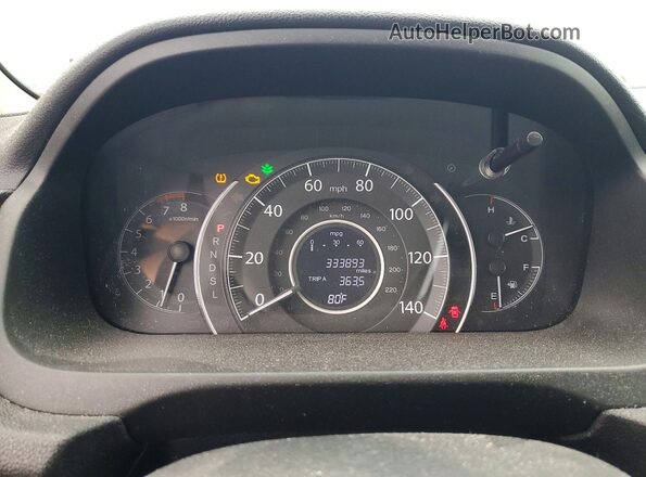 5J6RM3H73GL018946 2016 HONDA CR-V Белый Вид щитка приборов