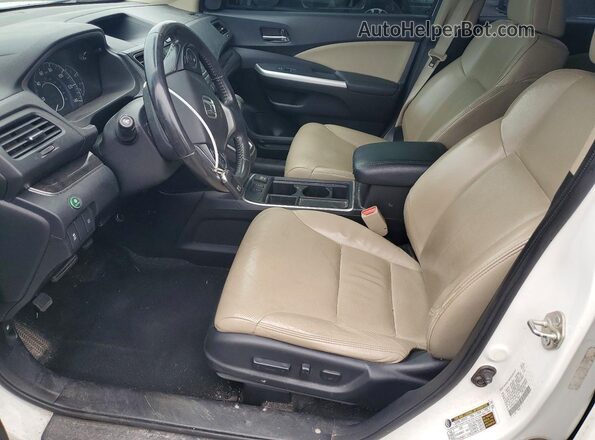5J6RM3H73GL018946 2016 HONDA CR-V Белый Вид салона спереди