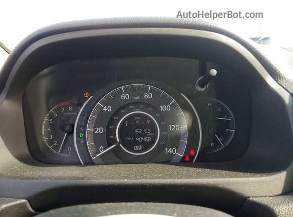5J6RM3H79GL001665 2016 HONDA CR-V Белый Вид щитка приборов