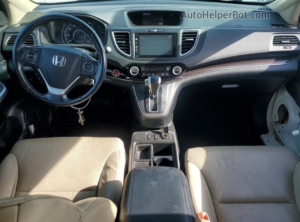 5J6RM3H79GL001665 2016 HONDA CR-V Белый Вид панели приборов