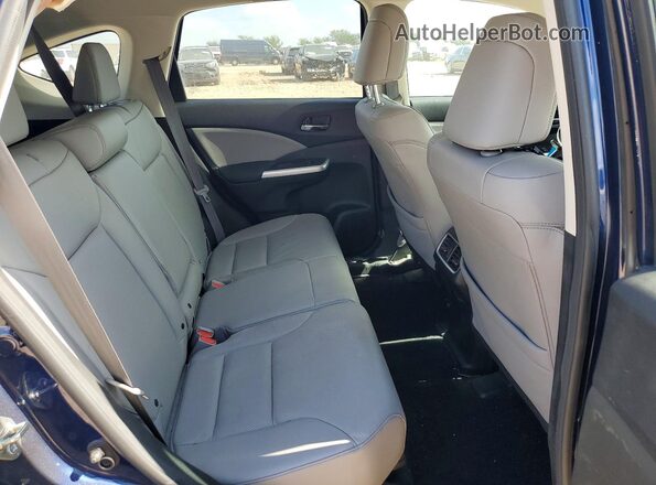 5J6RM3H79GL021124 2016 HONDA CR-V Blue უკანა სავარძლების ხედი