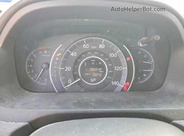 5J6RM3H79GL021124 2016 HONDA CR-V Blue ხელსაწყოთა პანელის ხედი
