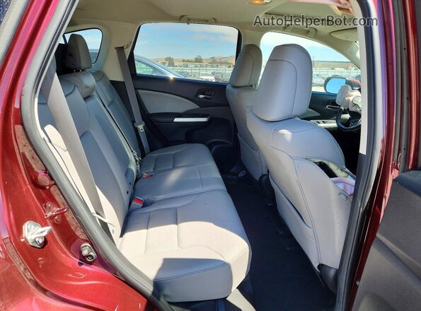5J6RM3H90GL023619 2016 HONDA CR-V Burgundy Rear interior view