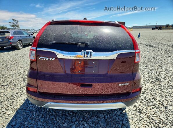 5J6RM3H90GL023619 2016 HONDA CR-V Burgundy Rear view