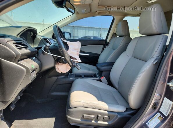 5J6RM3H93GL011691 2016 HONDA CR-V Серый Вид салона спереди