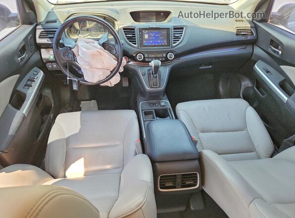 5J6RM3H93GL011691 2016 HONDA CR-V Серый Вид панели приборов