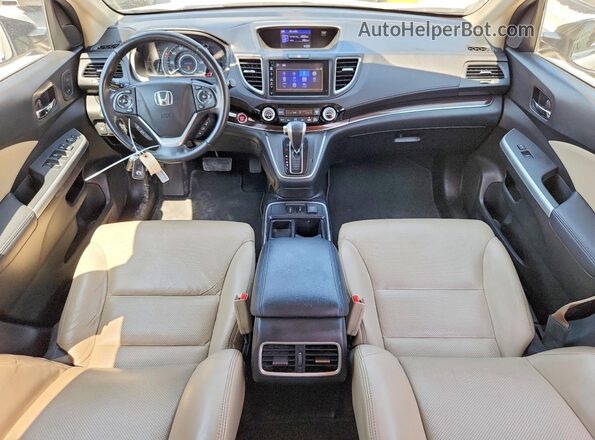 5J6RM3H97GL003173 2016 HONDA CR-V White Vista del salpicadero