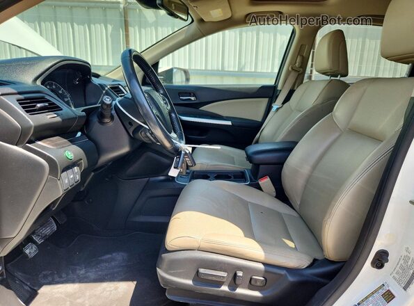 5J6RM3H97GL003173 2016 HONDA CR-V White Vista interior delantera