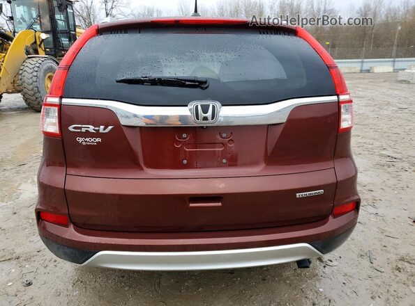 5J6RM3H98GL008706 2016 HONDA CR-V Burgundy Rear view