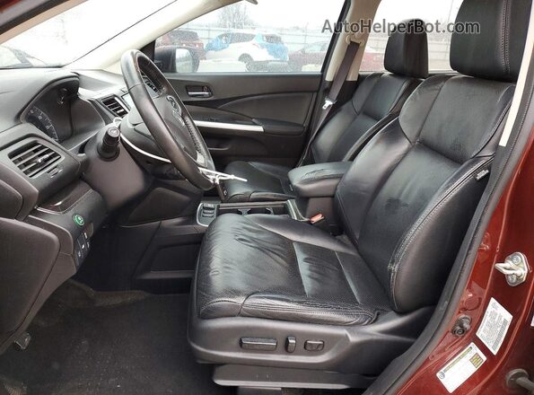 5J6RM3H98GL008706 2016 HONDA CR-V Burgundy Front interior view
