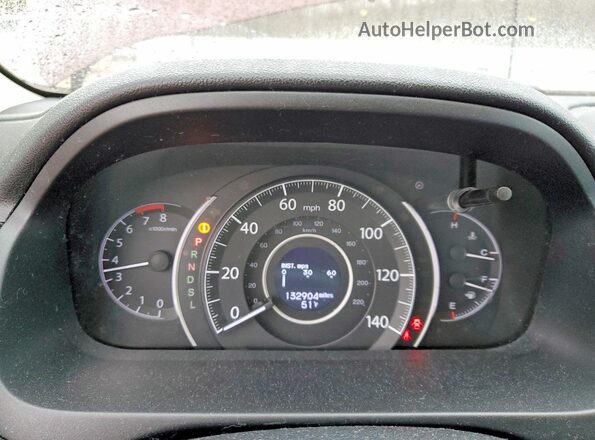 5J6RM3H98GL008706 2016 HONDA CR-V Burgundy Instrument cluster view