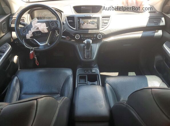 5J6RM3H98GL020712 2016 HONDA CR-V Brown Вид панелі приладів