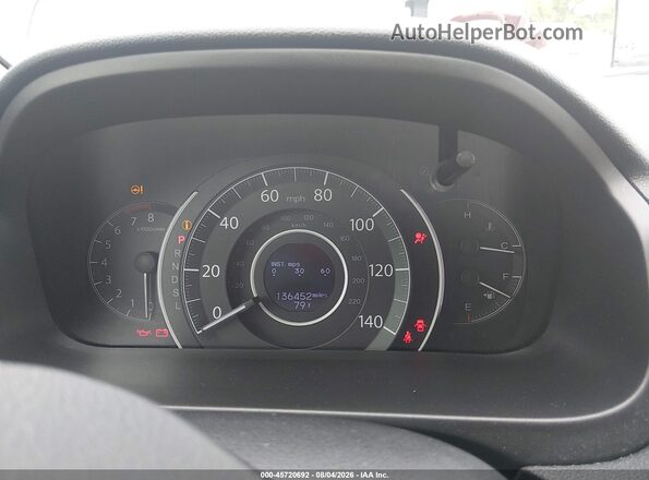 5J6RM3H99GL016510 2016 HONDA CR-V Gray Vista de los asientos traseros