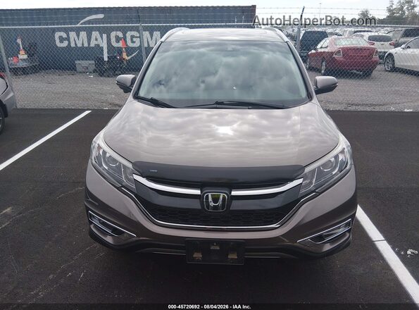 5J6RM3H99GL016510 2016 HONDA CR-V Gray Vista interior trasera