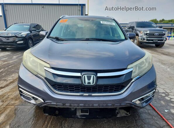 5J6RM3H9XGL001904 2016 HONDA CR-V Gray Front view