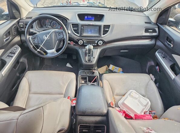 5J6RM3H9XGL001904 2016 HONDA CR-V Gray Dashboard view