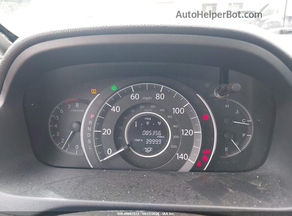 5J6RM4H31GL056310 2016 HONDA CR-V White Հետևի նստատեղերի տեսք