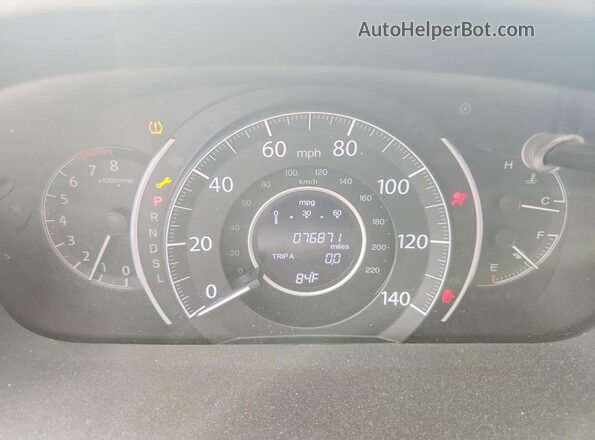 5J6RM4H31GL061085 2016 HONDA CR-V Silver Vista del cuadro de instrumentos