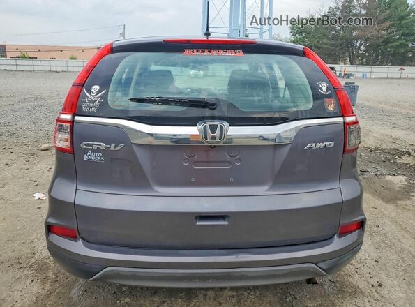 5J6RM4H32GL121794 2016 HONDA CR-V Gray Вид ззаду