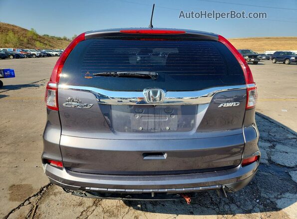 5J6RM4H33GL116488 2016 HONDA CR-V Gray Rear view
