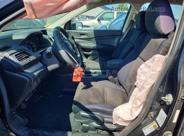 5J6RM4H33GL132366 2016 HONDA CR-V Black Front interior view
