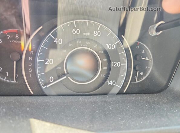 5J6RM4H33GL132366 2016 HONDA CR-V Black Instrument cluster view