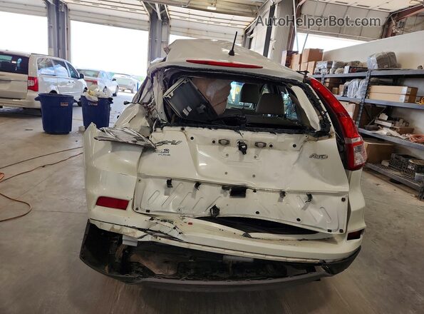 5J6RM4H34GL135857 2016 HONDA CR-V White Rear view