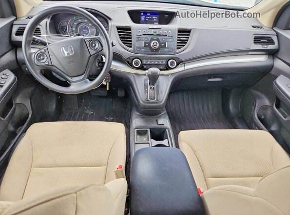 5J6RM4H34GL135857 2016 HONDA CR-V White Dashboard view